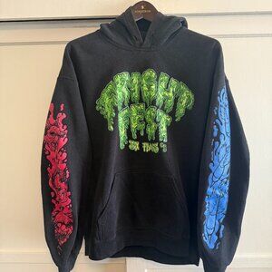 Six Flags Fright Fest Hoodie, Graphic Halloween Sweatshirt, Unisex – Rare Retire